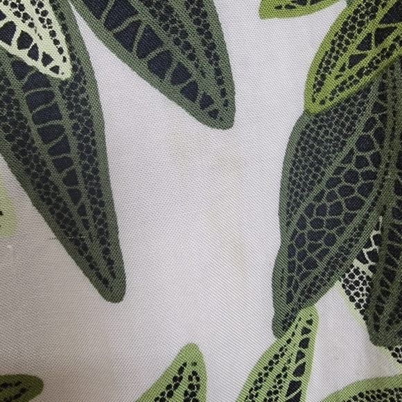 Topshop Floral Botanical Palm Print Spaghetti Strap 90s Vibe Shift Dress Size 8 - Picture 6 of 6